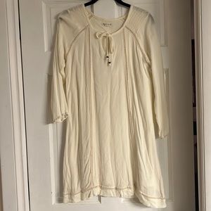 Native Outsiders- Ivory Long sleeve Dress- Size Small